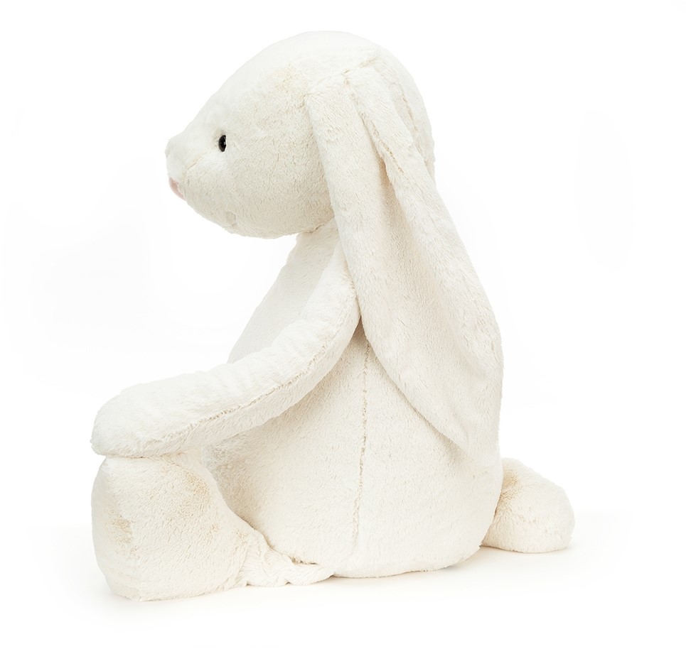 Peluche lapin 67cm BASHFUL Jellycat silver