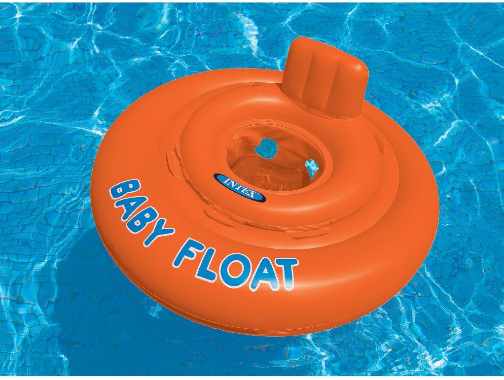 knoflook Corporation Antagonist INTEX baby float / zwemband / zwemtrainer - 1 tot 2 jaar - tot 15 kilo