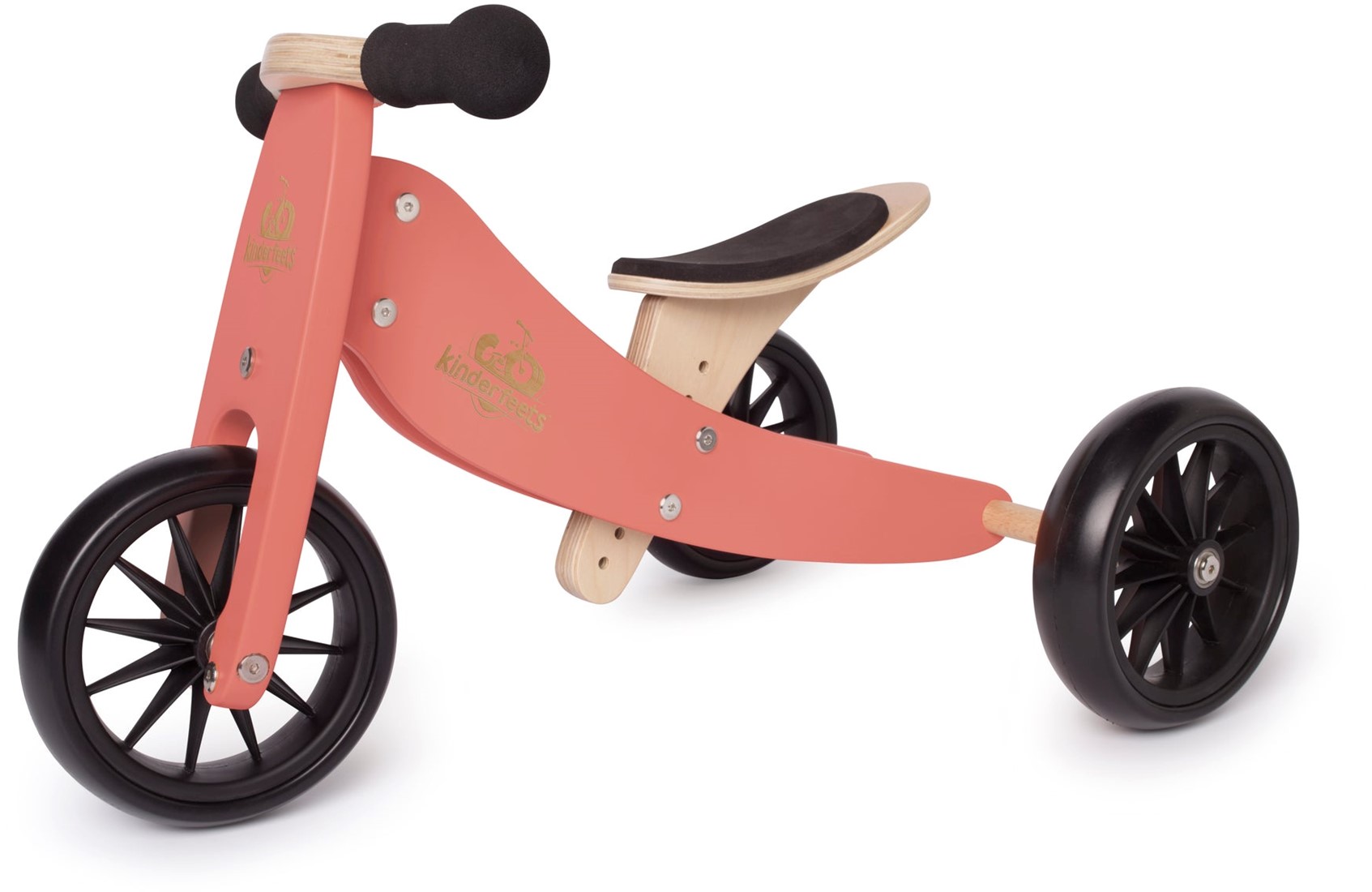 ondergeschikt Norm Roos Kinderfeets 2-in-1 houten loopfiets & driewieler vanaf 1 jaar Tiny Tot -  Roze kopen?