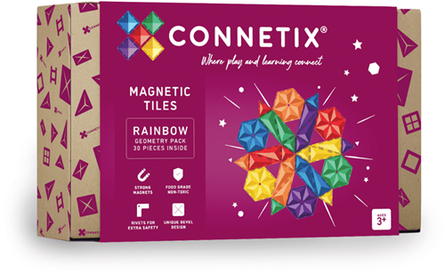 Connetix Magnetische Tegels Geometry 30 Stuks