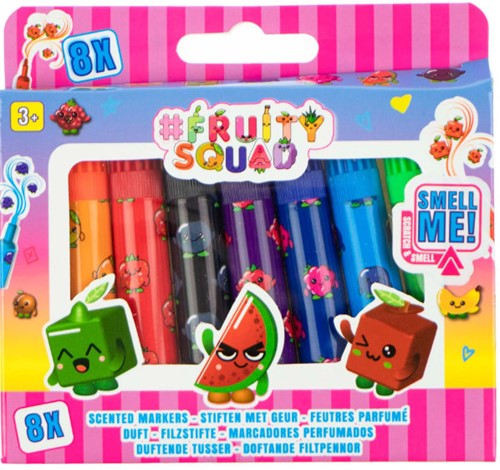 FruitySquad 8 mini marqueurs fruitysquad parfum 60350