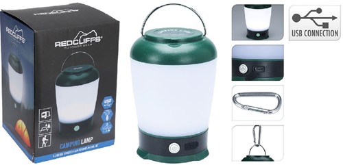 Camping Lamp Abs 13x9x9cm Usb Rechargeable Groen