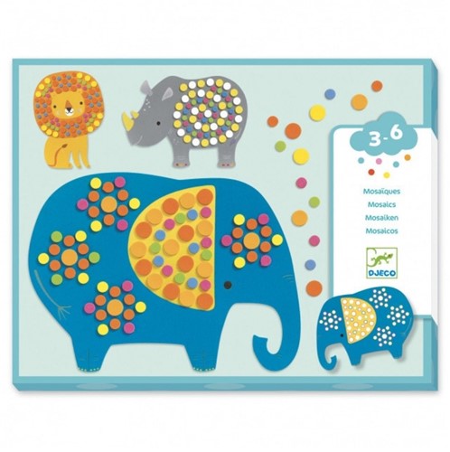 Djeco Mosaïque Set Soft Jungle Animals