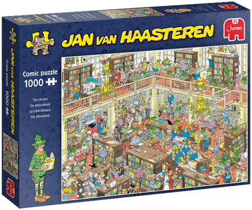 Jan van Haasteren La Bibliothèque 1000 pièces