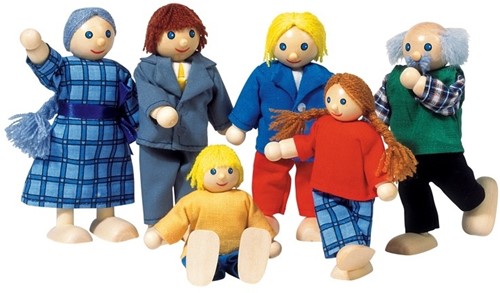 Goki Flexible puppets City Family