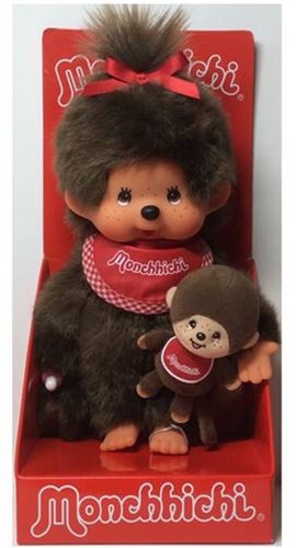 Monchhichi Monchhichi Meisje + Mini Monchhichi (20cm)