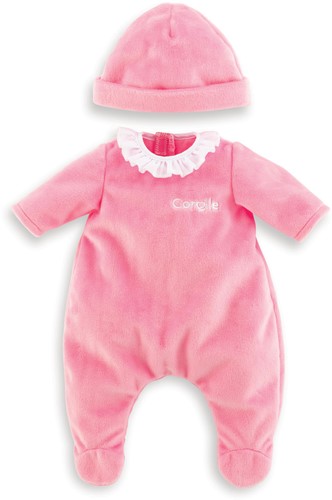 Corolle Mon Grand Poupon pyjama avec casquette rose baby doll 36 cm