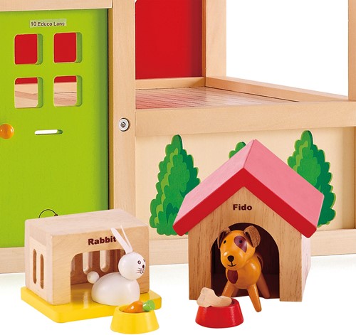 Animaux de la maison de poupée Hape