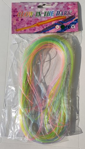 T&F 25 Glow in the dark button strings