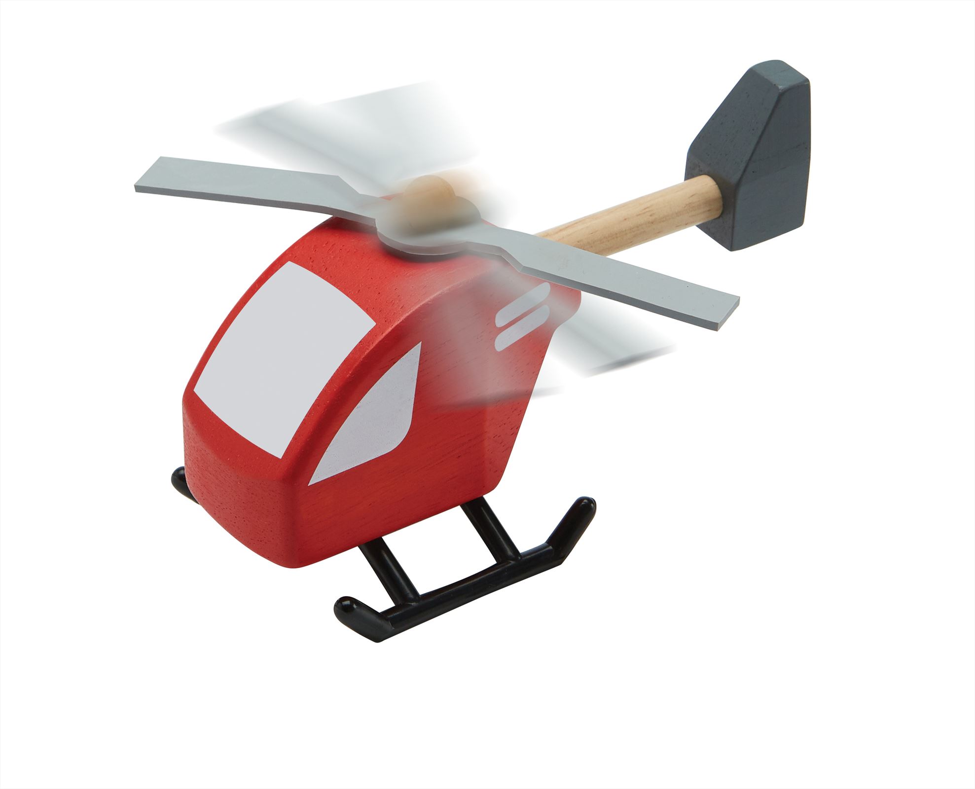 Hélicoptère en bois jouet enfant