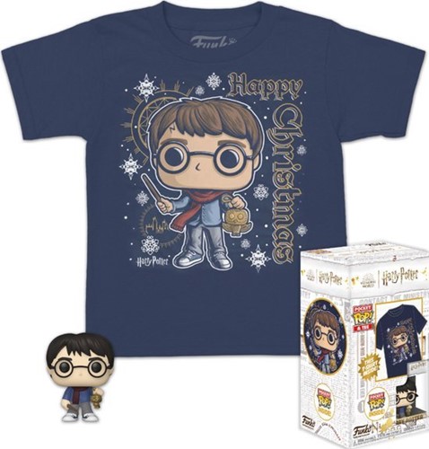 FUNKO PKT POP! & TEE: HP - HOLIDAY HARRY - S (KID)