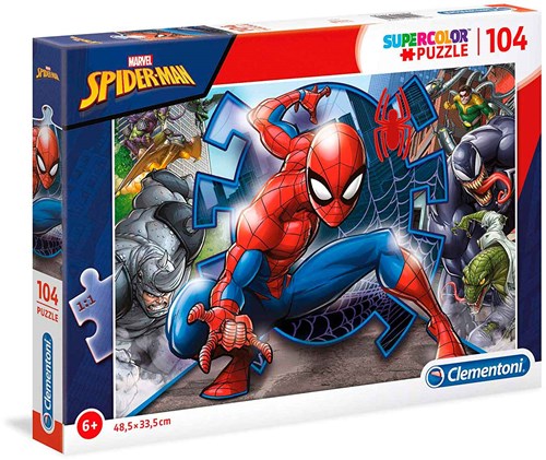 Clementoni - Puzzle 104 pièces Spider Man 2