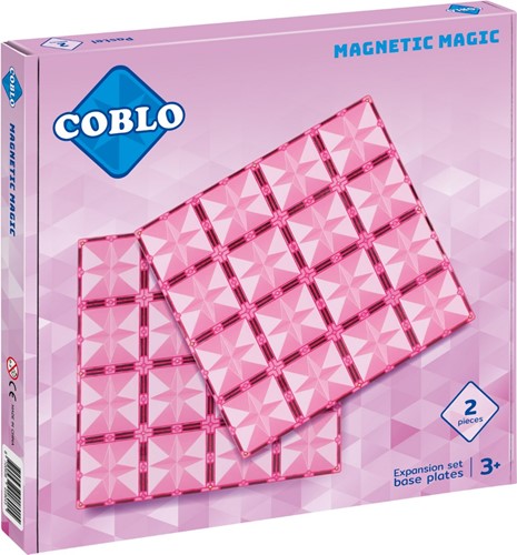 Coblo jouet tuiles magnétiques Plaques de base Pastel 2 pièces