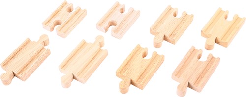 Bigjigs Mini rails - 8 pièces