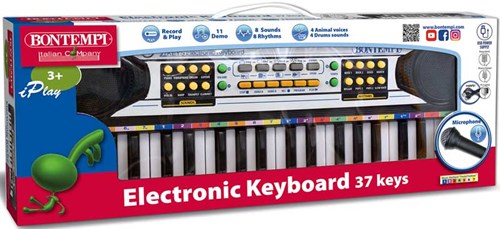 Bontempi Electronic Keyboard + Microphone 37 Toets