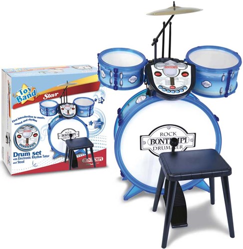 BONTEMPI DRUM SET 4 PCS WITH ELECTRONIC TUTOR 385MM