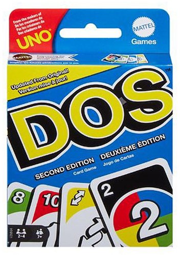 Mattel Jeu de cartes Uno DOS