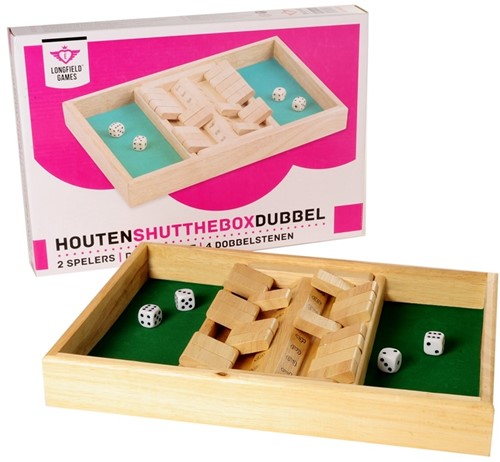 Engelhart Shut the Box Dubbel 34 x 24 x 4 cm