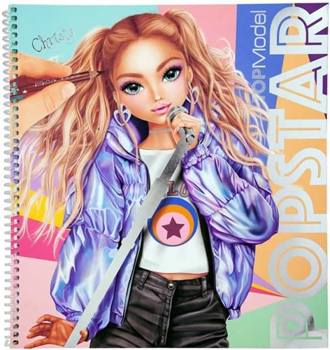 Depesche TOPModel Livre de coloriage POPSTAR