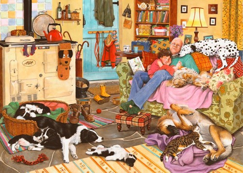 House of Puzzles Hond Moe 1000 Stukjes Legpuzzel