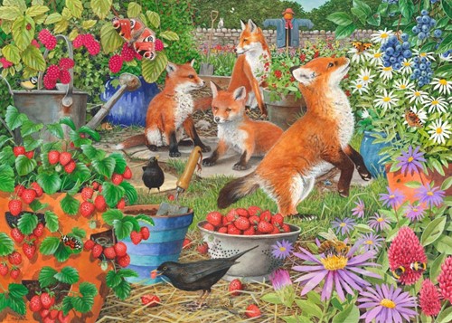 House of Puzzles Foxy Ladies - 1000 Piece Jigsaw Puzzle