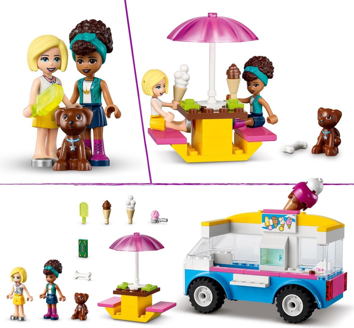 LEGO Friends Le camion de crème glacée 41715 Ensemble de