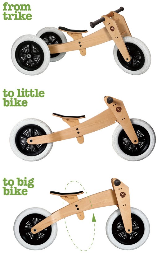 Kietelen boeket zijn Wishbonebike Original 3-in-1 houten loopfiets - Naturel kopen?