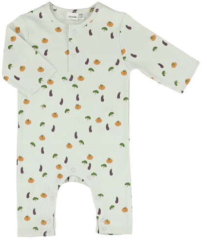 Trixie Onesie lang - 74/80 - 9/12m - Friendly Vegetables