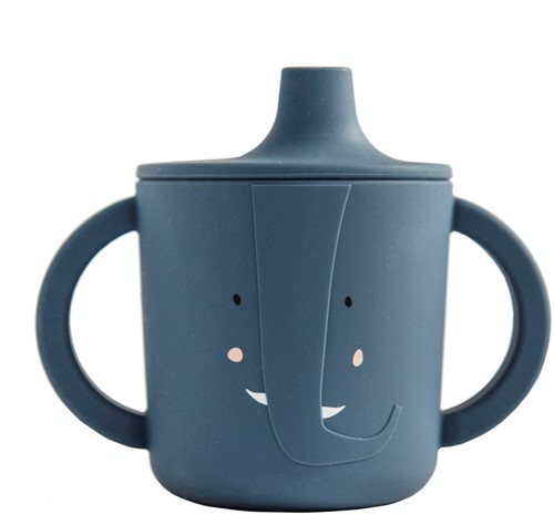 Trixie Tasse d'apprentissage en silicone - Mrs. Elephant