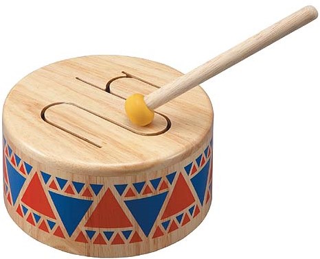 BES Wiens groep Plan Toys houten muziekinstrument solid drum